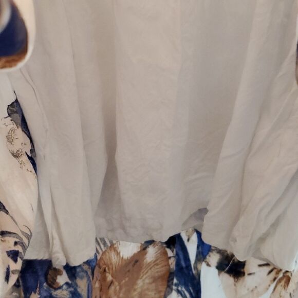 Lulus loveliest of all white floral print maxi dress - Picture 8 of 12